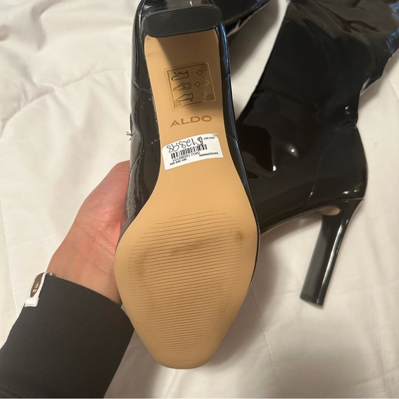 Black Knee High Boot - Picture 3 of 4